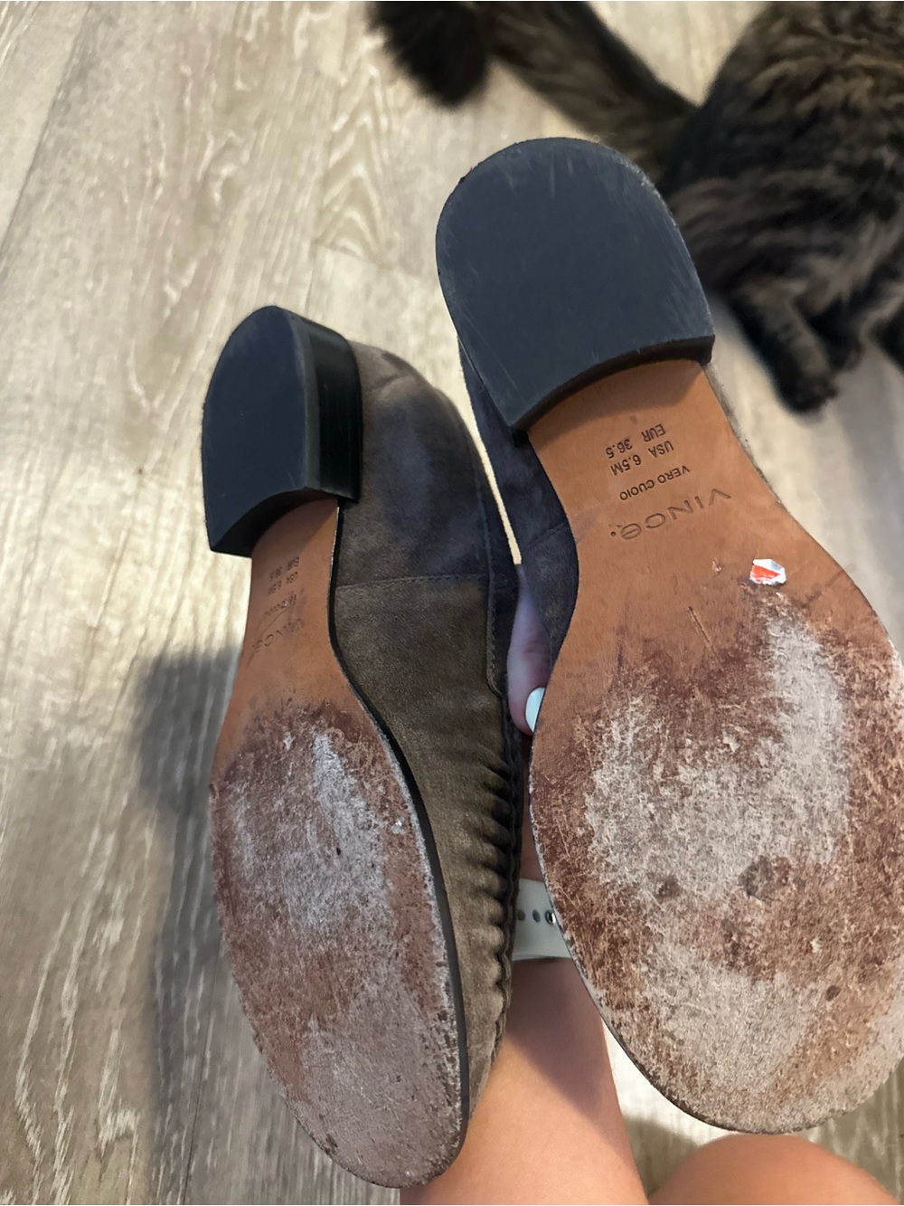 Vince Nora Suede Loafers - Picture 3 of 4